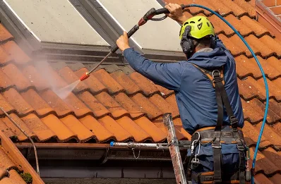 Démoussage et hydrofuge de toiture à Murette